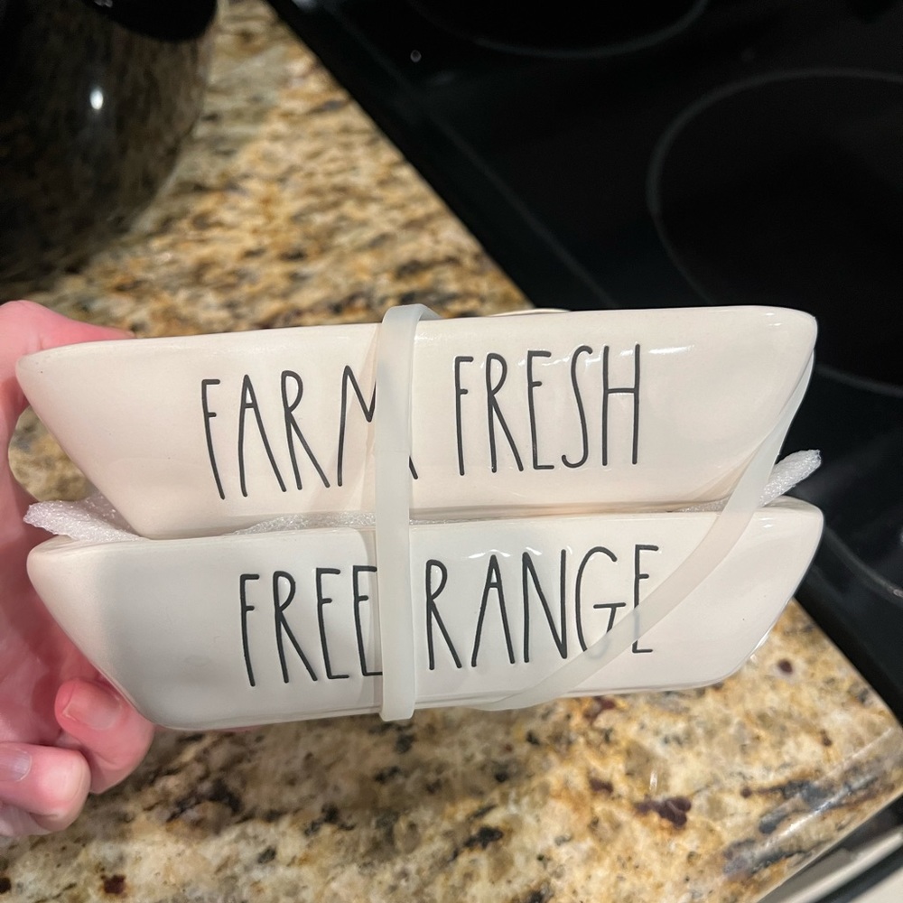 Rae Dunn Farm Fresh Egg Holder